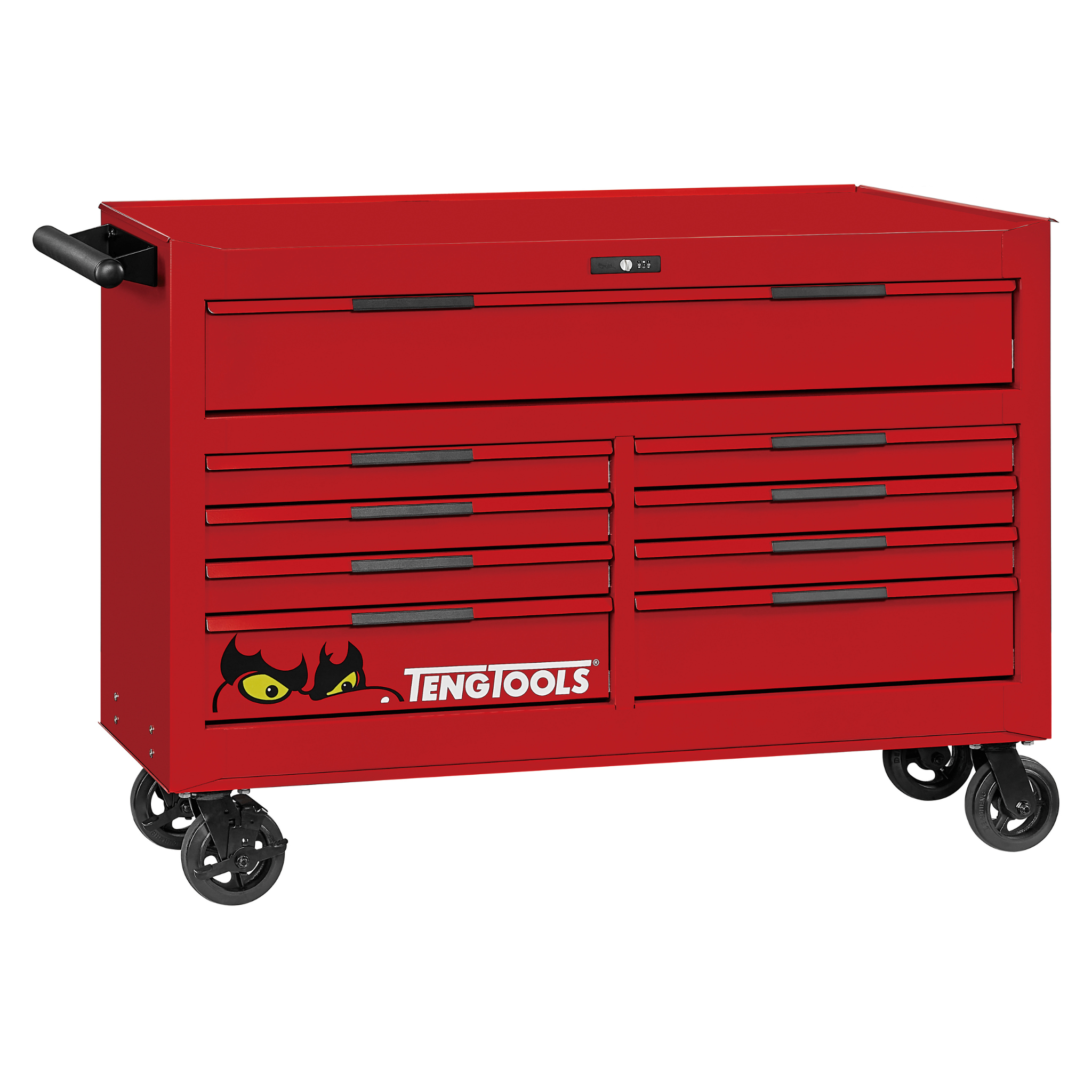Teng Tools 53 Inch Wide PRO35 9 Drawer Heavy Duty Roller Cabinet
