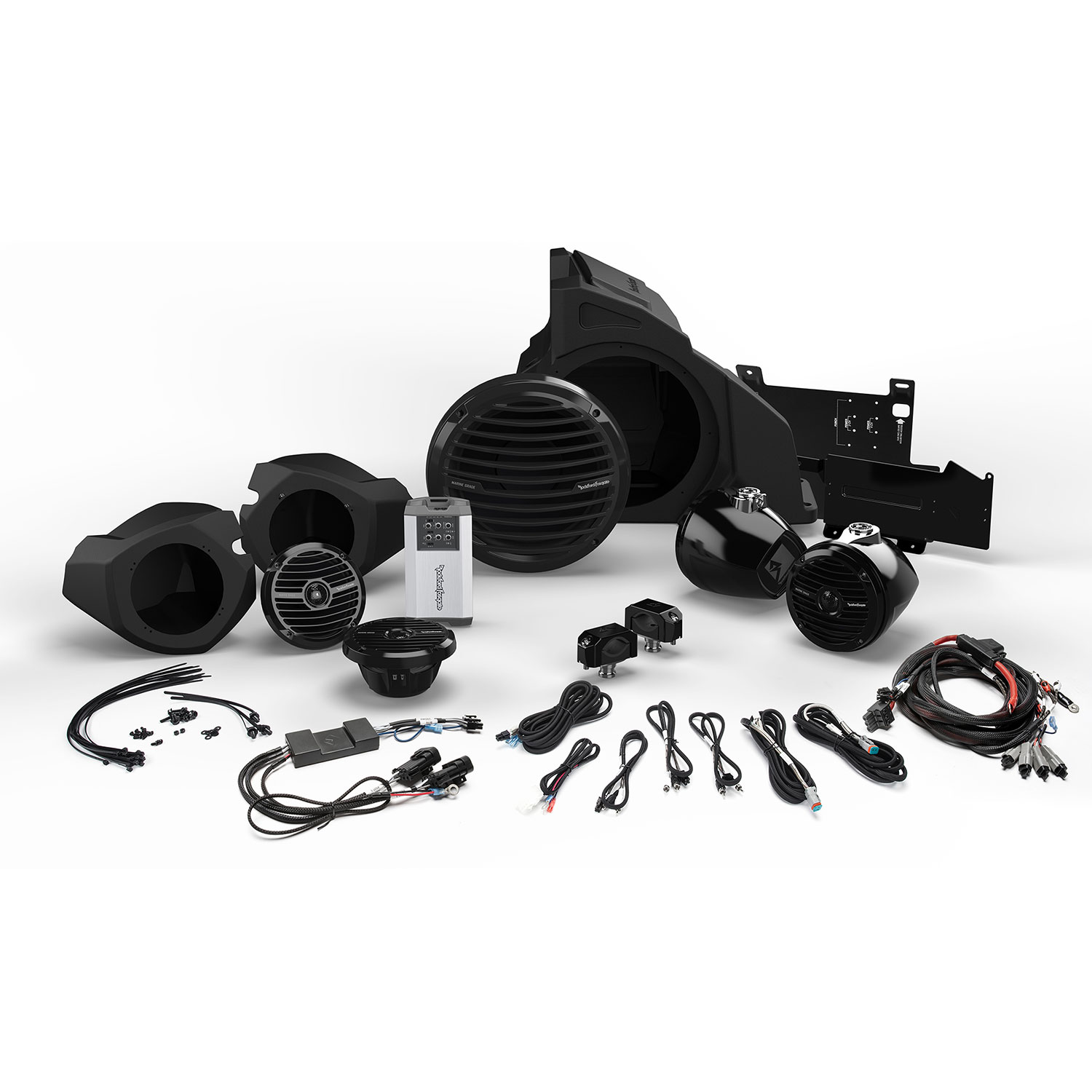 Rockford Fosgate RZR14RCSTAGE4 Audio Kit for RZR with Ride Command