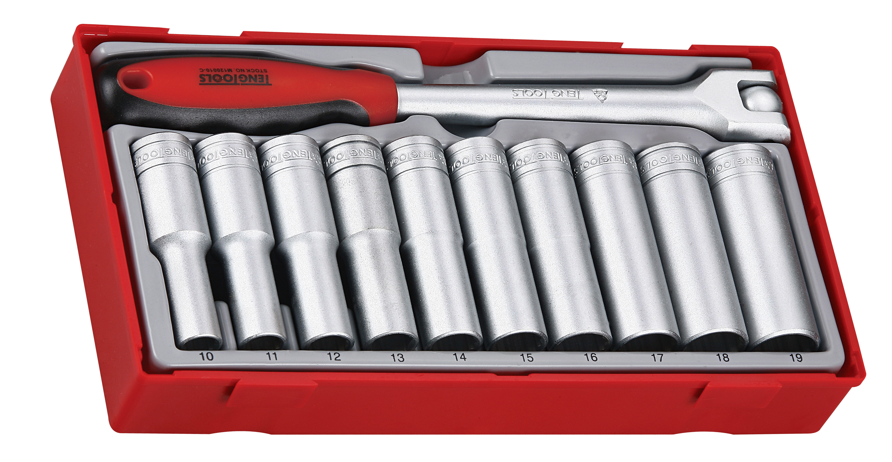 Teng Tools TT1211 - 11 Piece 1/2 inch Drive Deep Socket Set ...