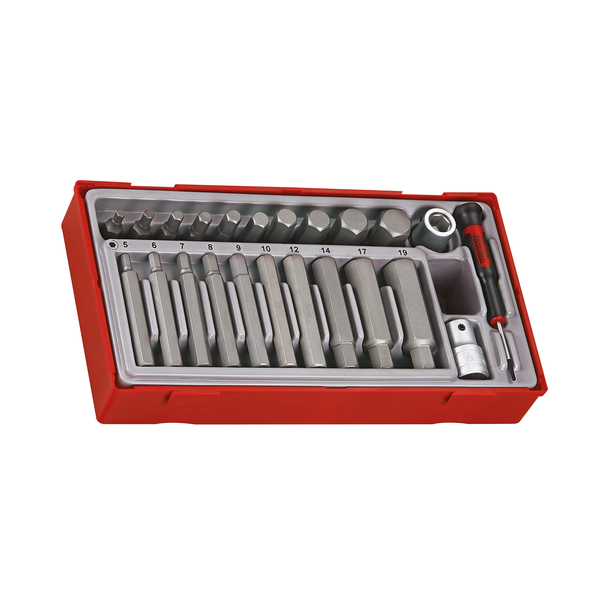 Teng Tools 23 Piece 1/2 inch Drive Regular/Long Hex Bit Set | eBay